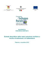 Schede descrittive razze autoctone - PSR Sicilia