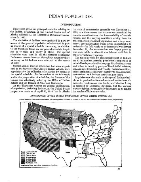 Indian population in the United States and Alaska. 1910 - RootsWeb