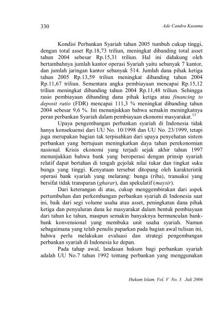 321 Ade Candra Kusuma EKONOMI ISLAM ... - UIN Suska Riau