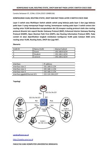 Konfigurasi Layer 3 Switch Cisco 3560 - Candra Setiawan Blog ...