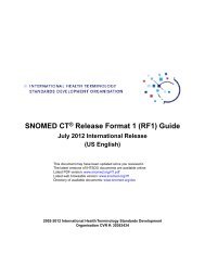 SNOMED CT® Release Format 1 (RF1) Guide - ihtsdo