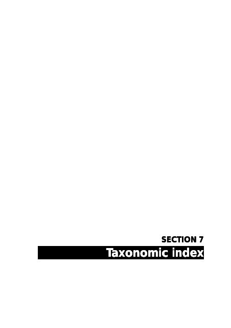 Plant taxonomic expertise - SABONET