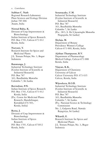 The genus Cinnamomum