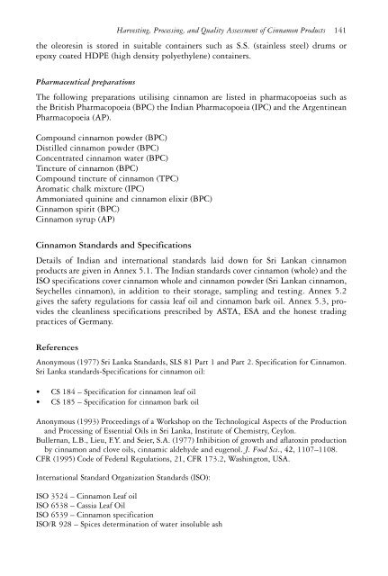 The genus Cinnamomum