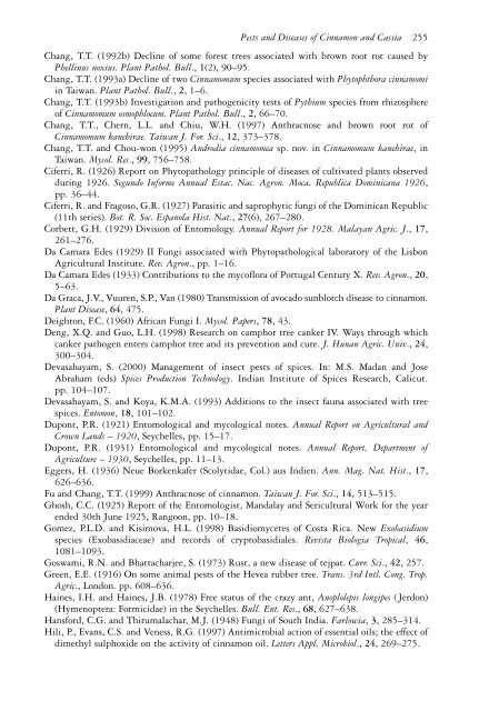 The genus Cinnamomum