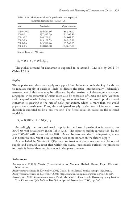 The genus Cinnamomum