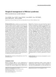 Surgical management of Mirizzi syndrome