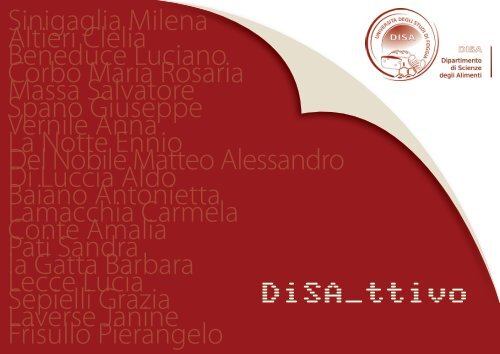 DiSA_ttivo © DiSA - Università degli studi di Foggia - Agraria ...