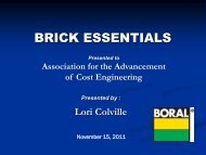 BRICK ESSENTIALS - AACE International - Atlanta Section