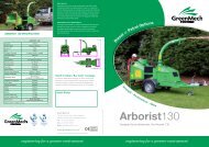 Arborist 130 brochure - GreenMech