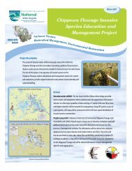 Chippewa Flowage Invasive Species Education and Management ...