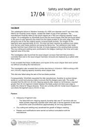 17-04 Wood chipper disk failures