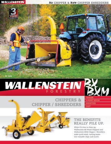 CHIPPERS & CHIPPER / SHREDDERS - Wallenstein