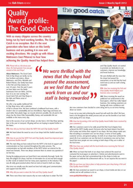 Fish friers Review - Mar / Apr 2012 - Issue 2 - National Federation of ...