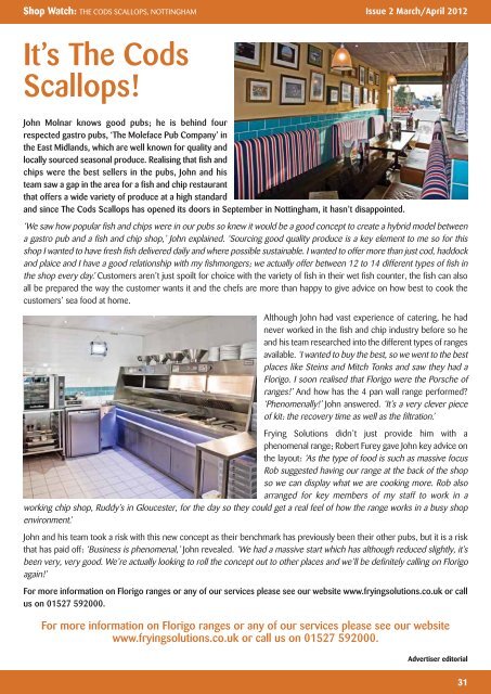 Fish friers Review - Mar / Apr 2012 - Issue 2 - National Federation of ...