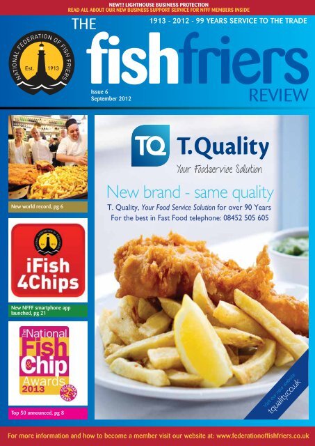 Sept 2012 - Issue 6 - National Federation of Fish Friers