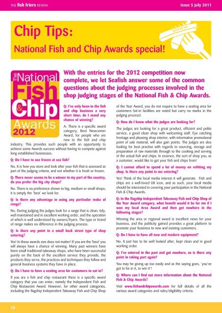 Jul 2011 - Issue 5 - National Federation of Fish Friers