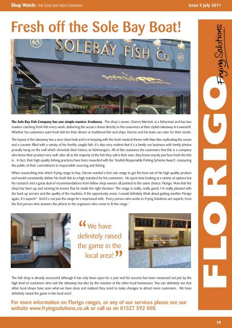 Jul 2011 - Issue 5 - National Federation of Fish Friers