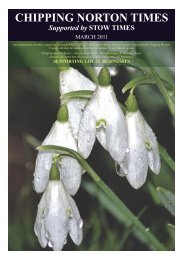 Issue 6 - March 2011 (PDF - Chipping Norton Times