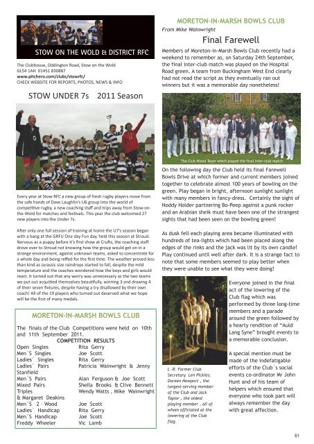 Issue 14 - November 2011 (PDF - Chipping Norton Times