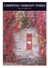 Issue 13 - October 2011 (PDF - Chipping Norton Times