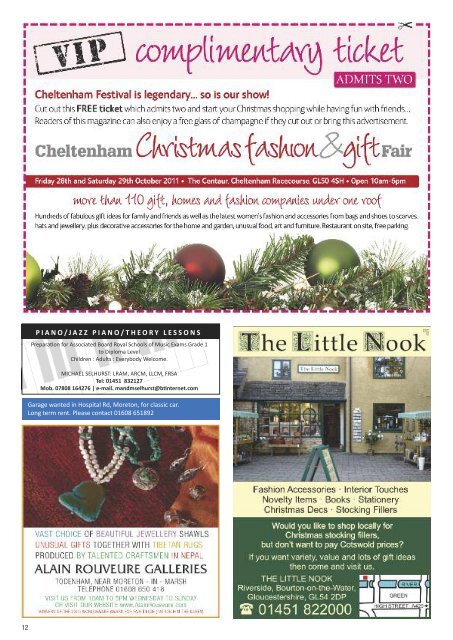 Issue 13 - October 2011 (PDF - Chipping Norton Times