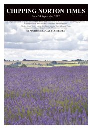 Issue 24 - September 2012 (PDF) - Chipping Norton Times