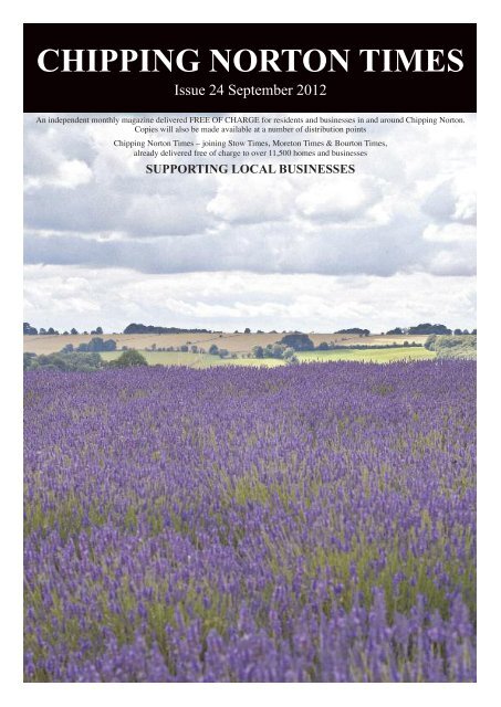 Issue 24 - September 2012 (PDF) - Chipping Norton Times