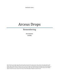 Arceus Drops - deviantART