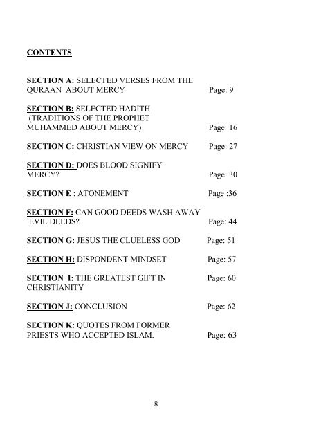 Concept of Gods Mercy in Islam & Christianity - IPCI