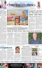 Letter to Ojai Liberals - Ojai Valley News