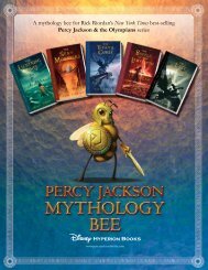 A mythology bee - Percy Jackson and the Olympians
