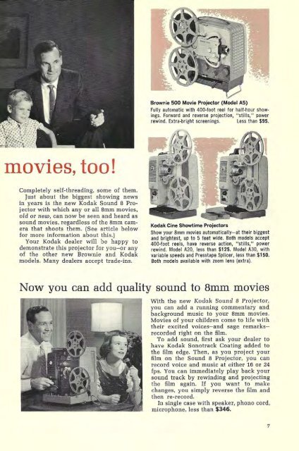 Kodak Movie News; Vol. 8, no. 4; Winter 1960-61