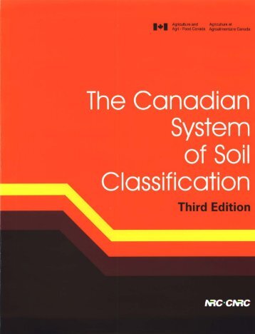 The Canadian System of Soil Classification, 3rd Edition - Carleton ...