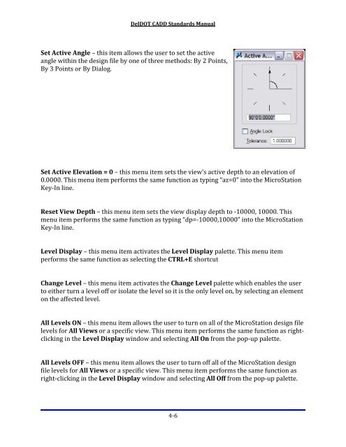 CADD Standards Manual - Delaware Department of Transportation