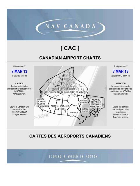 [ cac ] canadian airport charts - Nav Canada