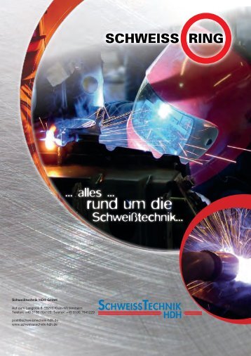 HDH Schweißtechnik Katalog 2013