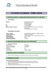 CHLORURE D'ALUMINIUM – FORME LIQUIDE