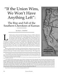 “If the Union Wins, We Won't Have Anything Left”: - Kansas Historical ...