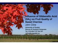 Influence of Gibberellic Acid (GA ) on Fruit Quality of Sweet Cherries ...