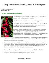 Crop Profile for Cherries (Sweet) - Regional IPM Centers