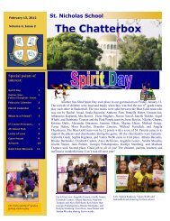 The Chatterbox - St. Nicholas School