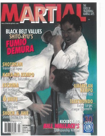 Martial Arts Magazine - Sierra Jujitsu and Karate