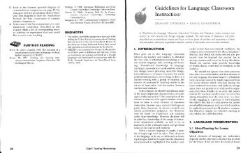 Crookes & Chaudron Guidelines for classroom ... - getyourreadings