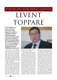 Levent Toppare - Kimya - 2003