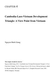 Cambodia-Laos-Vietnam Development Triangle: A ... - IDE-JETRO