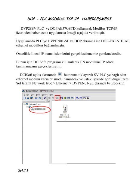 dop - plc modbus tcp\ıp haberleşmesđ - Delta Otomasyon • Ana sayfa