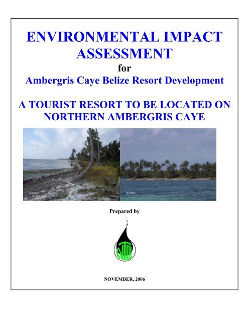 Ambergris Caye Belize Resort Development - Department of