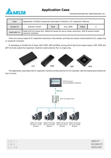 Application Case - Delta Electronics