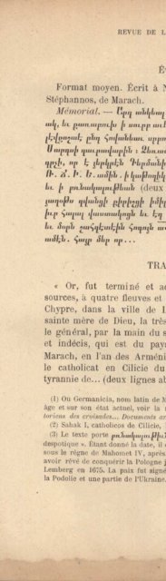 ILE DE CHYPRE - Nouvelles d'Arménie